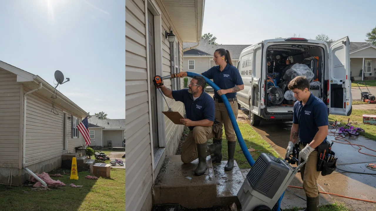 Ceiling Water Damage Restoration in Harmans, MD near me